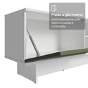 Ver imagem 6 de Rack para Tv até 80 Polegadas 218 Cm 2 Portas Branco/verde Vik Madesa