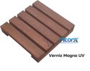 Ver imagem 1 de Deck de Madeira Modular 25x25 Cm Réguas 4 Cm com Pintura Neonx:verniz Mogno Uv