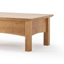 Ver imagem 5 de Mesa de Centro para Sala Madeira Maciça Hazel Carvalho Z25 - Mpozenato