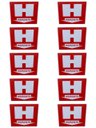 Ver imagem 5 de Kit 2 Placa de Sinalização Hidrante 20 X 30 Cm Vermelha