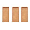 Ver imagem 1 de Kit com 3 Portas de Madeira 210x80cm Espessura 3,5cm Mso Eucatex