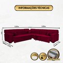 Ver imagem 4 de Sofá de Canto Magno 2,37x3,32m