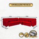 Ver imagem 7 de Sofá de Canto Magno 2,37x3,32m