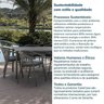Conjunto Jardim e Varanda 1 Mesa 190cm 6 Cadeiras com Braços Refúgio CabeCasa MadeiraOriginals - 10