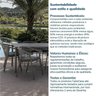 Conjunto Jardim e Varanda 1 Mesa 190cm 8 Cadeiras com Braços Refúgio CabeCasa MadeiraOriginals - 9