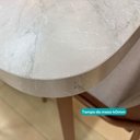 Ver imagem 4 de Conjunto Sala de Jantar Petra 6 Lugares Tampo MDP com Cadeiras em Aço Rosê 160cm Móveis Carraro