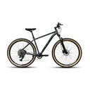 Ver imagem 1 de Bicicleta Aro 29 Pulse Cambio Absolute 1x12 Freio Disco Hidraulico Cubo K7 Grafite/ades Preto