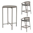 Ver imagem 4 de Conjunto Jardim e Varanda 1 Mesa Bistrô 2 Banquetas Refúgio CabeCasa MadeiraOriginals