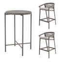 Ver imagem 4 de Conjunto Jardim e Varanda 1 Mesa Bistrô 2 Banquetas Refúgio CabeCasa MadeiraOriginals