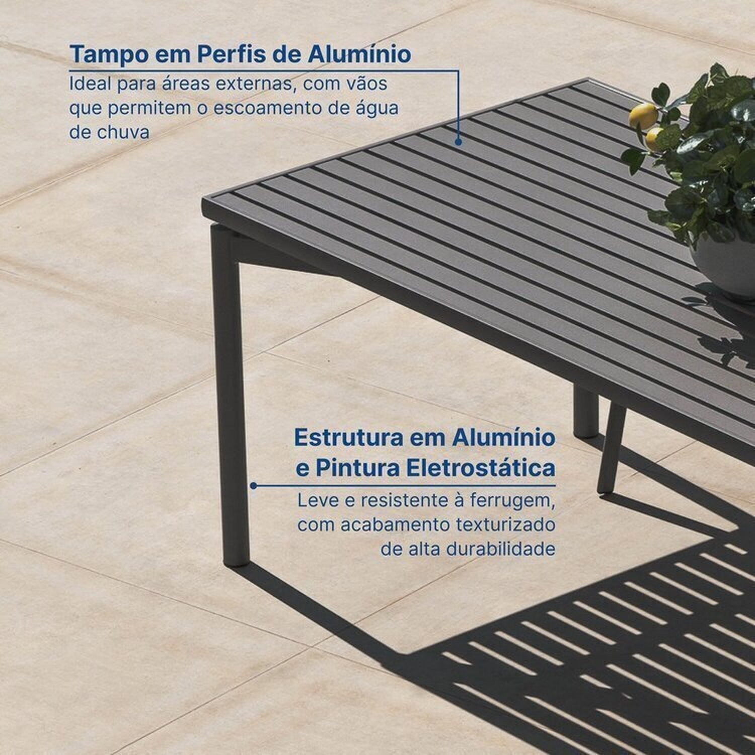 Conjunto Jardim e Varanda 1 Mesa 190cm 8 Cadeiras sem Braços Refúgio Cabecasa Madeiramadeira - 7