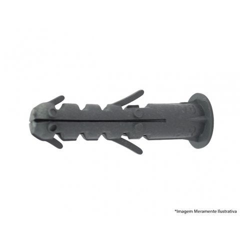 Bucha Plastica 08mm C/anel Sc 1000pcs