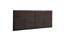 Ver imagem 1 de Painel Raissa 138 cm Suede Marrom
