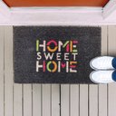 Ver imagem 2 de Capacho de Fibra de Coco Pvc Pintado Seet Home Colorido 40cm X 60cm