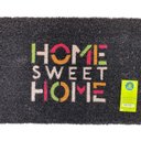 Ver imagem 1 de Capacho de Fibra de Coco Pvc Pintado Seet Home Colorido 40cm X 60cm