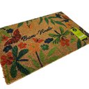 Ver imagem 3 de Capacho Fibra Coco Pvc Pintado Welcome Folhas 02 40cm X 60cm