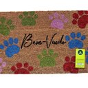 Ver imagem 1 de Capacho de Fibra de Coco Pvc Pintado Bem-vindo Patas 40cm X 60cm