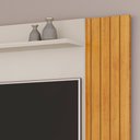 Ver imagem 6 de Painel Trend com Rack Bancada Flat Dj Móveis para Tvs de até 65 Polegadas