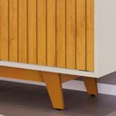 Ver imagem 3 de Painel Trend com Rack Bancada Flat Dj Móveis para Tvs de até 65 Polegadas