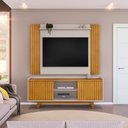 Ver imagem 2 de Painel Trend com Rack Bancada Flat Dj Móveis para Tvs de até 65 Polegadas
