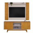 Ver imagem 7 de Painel Trend com Rack Bancada Flat Dj Móveis para Tvs de até 65 Polegadas