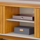 Ver imagem 5 de Painel Trend com Rack Bancada Flat Dj Móveis para Tvs de até 65 Polegadas