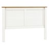 Cabeceira P/ Cama de Casal 1,60 Largura Madeira Maciça Pura:branco - 5