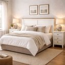 Ver imagem 2 de Cabeceira p/ Cama de Casal Queen 1,60cm Largura Madeira Maciça Pura:Branco