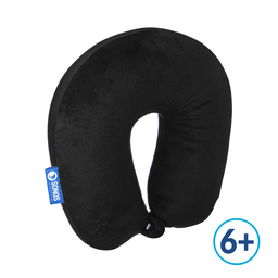 Almofada de Pescoço Sonos Tradicional para Viagem e Descanso - Preta - 2