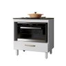 Balcão Cooktop 80cm Branco - Nicioli Móveis - 2