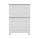 Ver imagem 5 de Cômoda Infantil 65cm com 4 Gavetas Allegra Multimóveis Mp4421 Branco