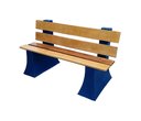 Ver imagem 1 de Banco Jardim Espera com Encosto 1,5 metro - AZUL ESCURO 013