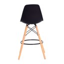 Ver imagem 4 de Banqueta Eames Eiffel Base Wood - Preta - Balcão Área Gourmet