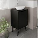 Ver imagem 1 de Gabinete para Banheiro Bn3641 Tecnomobili Preto