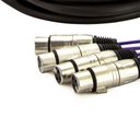 Ver imagem 3 de Multicabos com Conectores Xlr 4 Vias Santo Ângelo 17 Metros