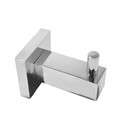 Ver imagem 1 de Porta Toalha Cabide para Banheiro Quadrado Metal Cromado