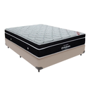 Ver imagem 1 de Cama Box Casal Bege e Colchão Elegant Superpocket Molas Ensacadas Ortobom