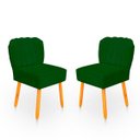Ver imagem 1 de Kit Cadeira Pétala para Sala de Jantar Confortável e Reforçada Suede