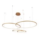 Ver imagem 1 de Lustre Pendente Sindora Qd05364 Dourado Led Bivolt