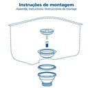 Ver imagem 4 de Válvula Americana Para Pias, Cubas 3 1/2 em Aço Inox