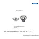 Ver imagem 6 de Válvula Americana Para Pias, Cubas 3 1/2 em Aço Inox