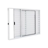 janela veneziana quarto alumínio 120x120 3fls s/grade branco - 2