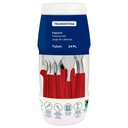 Ver imagem 3 de Fraqueiro 24 Peças Tramontina Inox e Cabo de Polipropileno Tulum