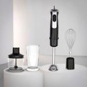 Ver imagem 3 de Mixer 4 em 1 Batedor Fue Miniprocessador Triturador Inox 600w Voltagem:110v