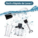 Ver imagem 5 de Mixer 4 em 1 Batedor Fue Miniprocessador Triturador Inox 600w Voltagem:110v