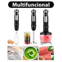 Ver imagem 2 de Mixer 4 em 1 Batedor Fue Miniprocessador Triturador Inox 600w Voltagem:110v
