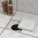 Ver imagem 2 de Kit com 4 Ralos Oculto Invisível Anti Inseto 15x15 Branco