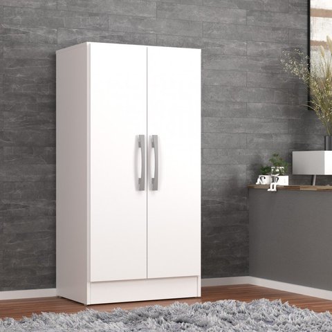 Armário Multiuso Vaticano 2 Portas Branco - Móveis Sim