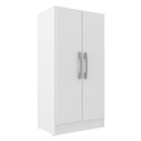 Ver imagem 2 de Armário Multiuso Vaticano 2 Portas Branco - Móveis Sim