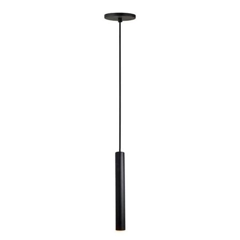 Pendente Tubo Palito 30cm - Preto