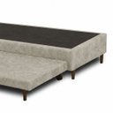 Ver imagem 4 de Base Cama Box Solteiro com Cama Auxiliar 0,88 Laura Vilajo: Suede Crush Cappucino